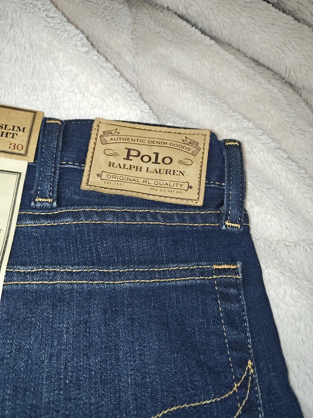 Polo by Ralph Lauren Men's Dark Indigo Bootcut Jeans 38x30